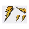 4 x 'Lightning Bolt' Temporary Tattoos - Water Resistant, Skin-Safe,
