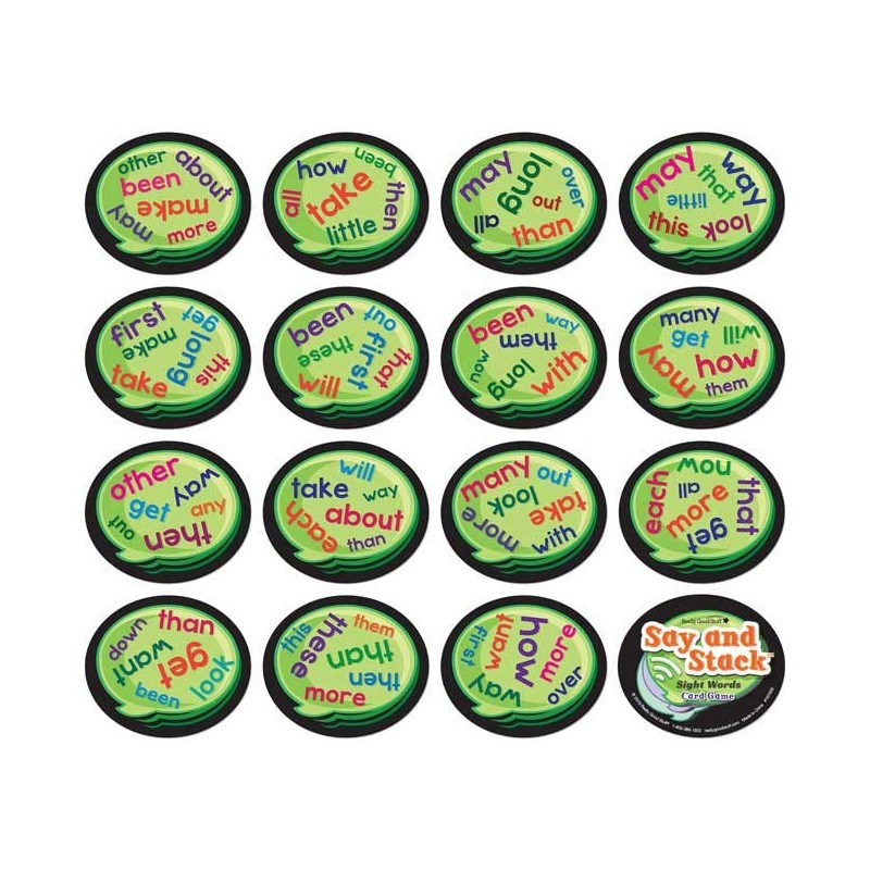 Really Good Stuff Say and Stack Sight Words - 186