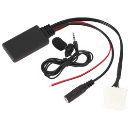 KIMISS AUX‑in Cable Adapter Car Bluetooth 5.0 Microphone Fit for Mazda 2 3 5 6 RX8 + rx8 bluetooth,for Mazda 2 6 bluetooth,AUX‑in Cable Adapter Car Bluetooth Microphone o Module Radio 5