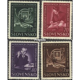 Slovakia 98-101 (complete.issue.) unmounted mint/never hinged 1942 philately Exhibition (Stamps for collectors)