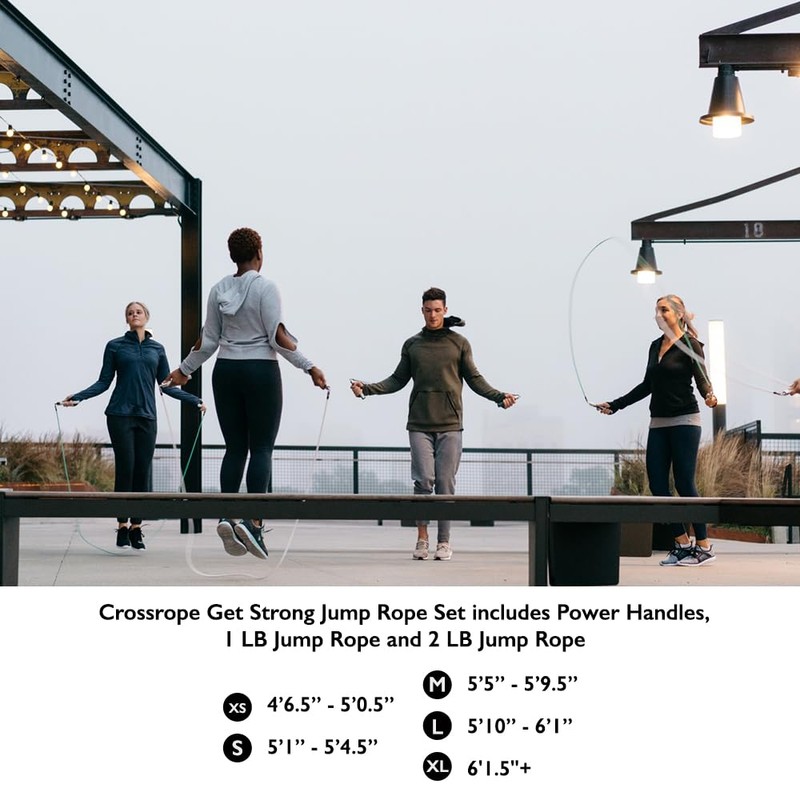 Crossrope 1 LB Weighted Jump Rope - Small