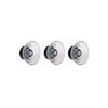 Alnicov Guitar Contral Knobs,Silver Electric Guitar Speed Knobs With Abalone
