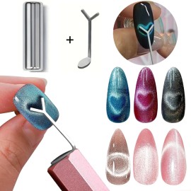 Unbranded Heart Magnet for Cat Eye Gel Polish, Heart Magnet For Nails USA