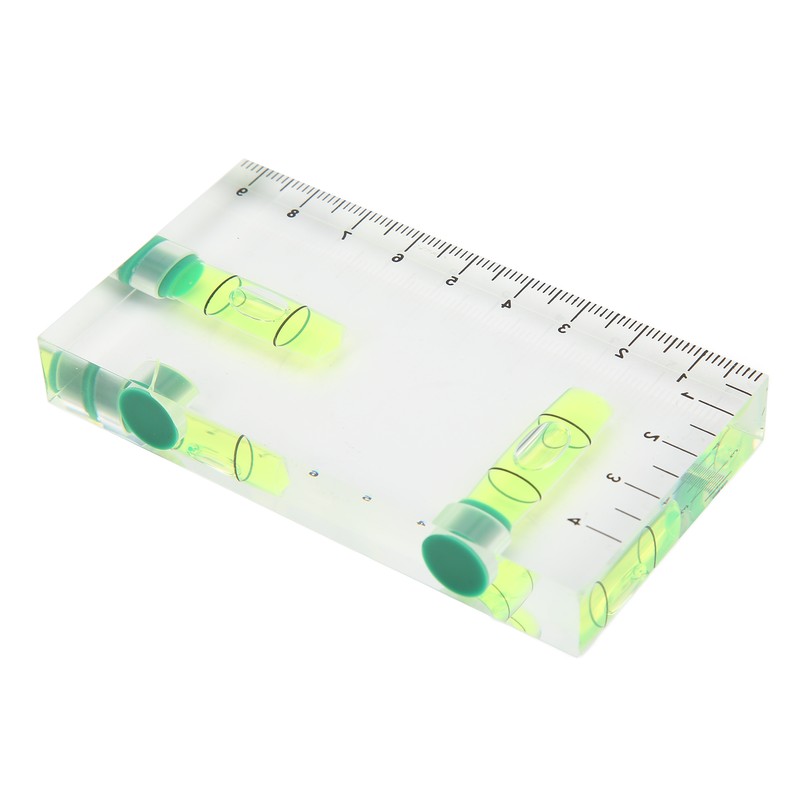 Two Dimensional Horizontal Bubble Level Portable Two Way Integrated Level