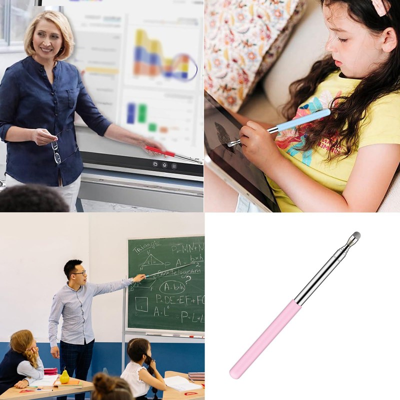 Extendable & Retractable Stylus Pointer Stick - Ideal for Classroom