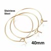Unbranded 10 pcs. 304 Stainless Steel Gold Plated Wine Charm