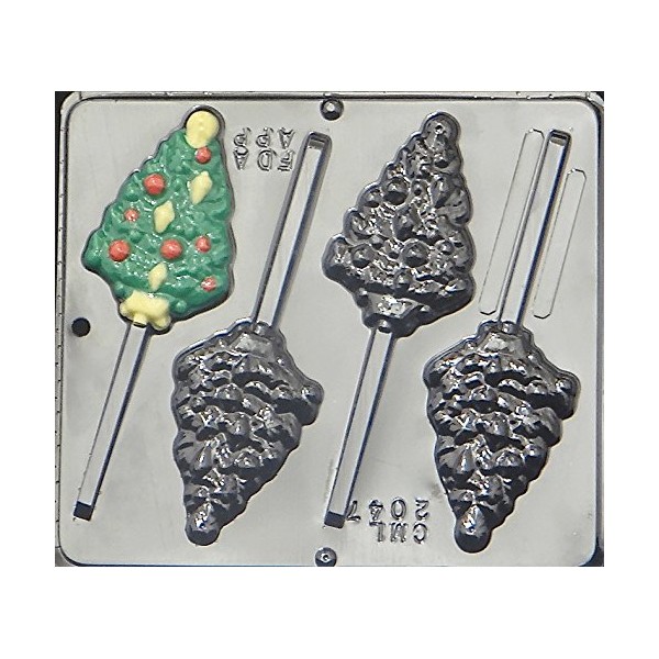 Christmas Tree Lollipop Lollipops Chocolate Candy Mold Christmas 2047