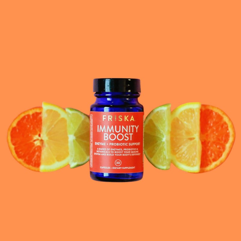 Friska Immunity Boost Enzyme & Probiotic Support, 30 CT