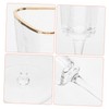 GRIRIW Glamorous Wedding Flutes 2pcs Crystal Glasses Perfect for Toasting