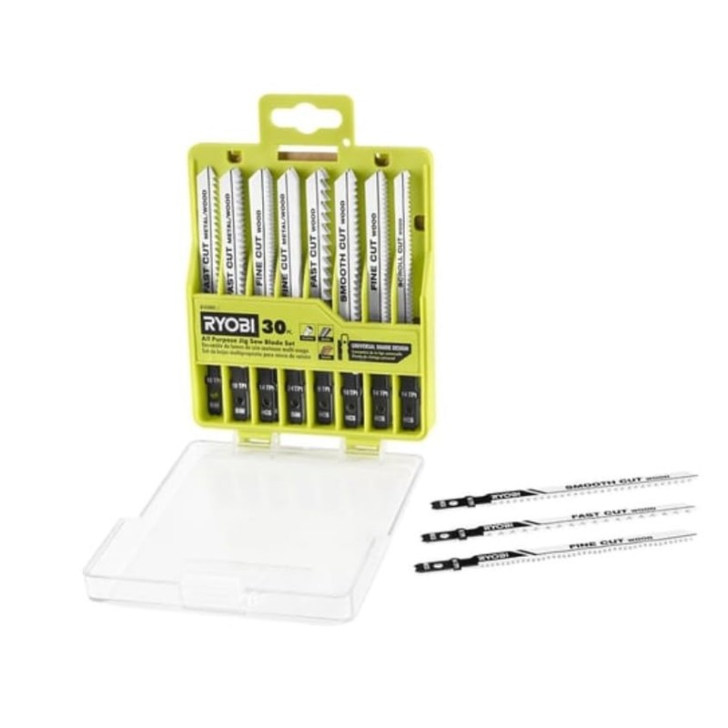 RYOBI All-Purpose JIG Saw Blade Set 30-PIECE A143001