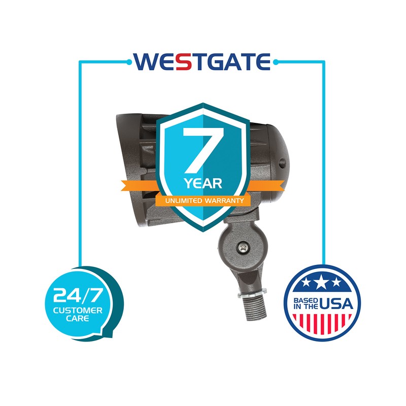 Westgate WG LED 12 Volt Outdoor Landscape Garden Bullet Flood