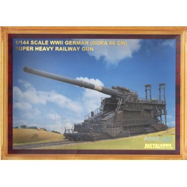 1/144 Scale WWII German Dora 80CM Railway Gun