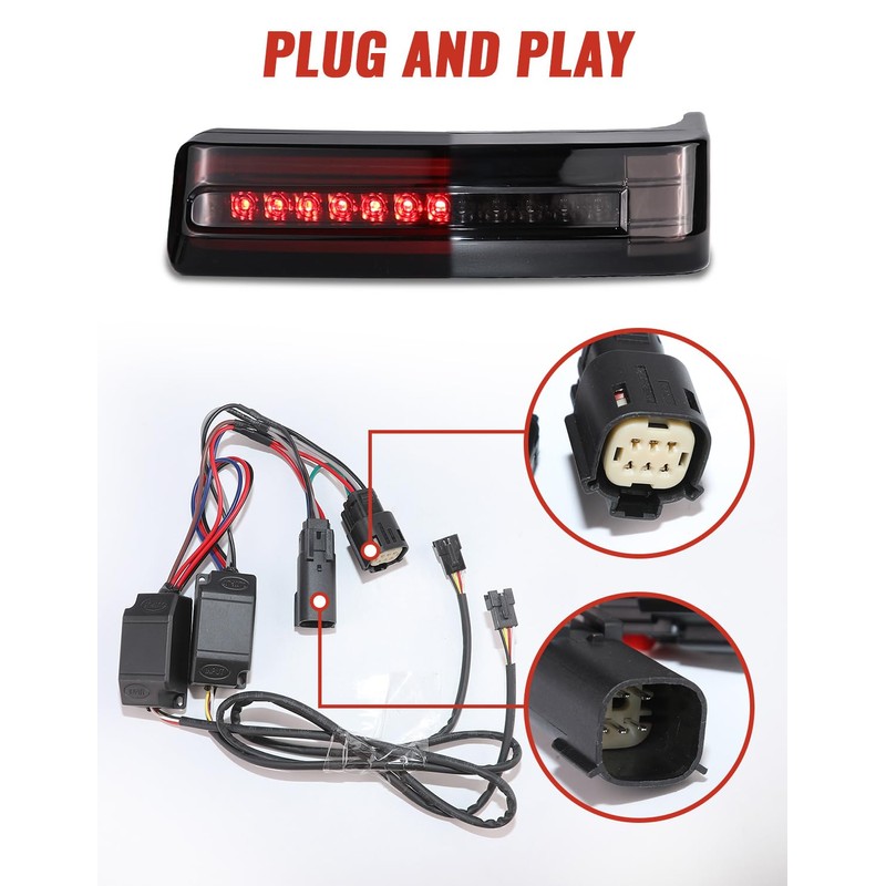 LED Saddlebag Light for Harley, 3 in1 Saddlebag Tail Light