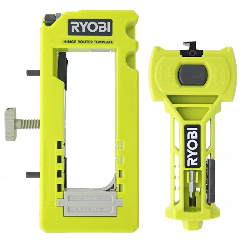 Ryobi A99HT3 Door Hinge Installation Kit/Mortiser Template Bundled with Ryobi...