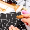 4 Pieces Leather Thimble Hand Sewing Thimble Finger Protector Coin