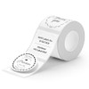 NIIMBOT Runde Etiketten für B21/B1/B3S Etikettendrucker, Thermoaufkleber 2"X2"(50x50mm), 1 Rolle