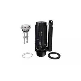 R&T A2422M 3" Dual Flush Valve with Push Button Dual Flush Toilet Repair Kit ...