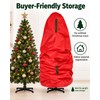 Red Upright Christmas Tree Storage Bag for Artificial Trees –