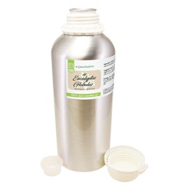 GreenHealth Eucalyptus Globulus Essential Oil – 32 fl oz (946 ml) Aluminum Bottle w/Plug Cap – 100% Pure Essential Oil