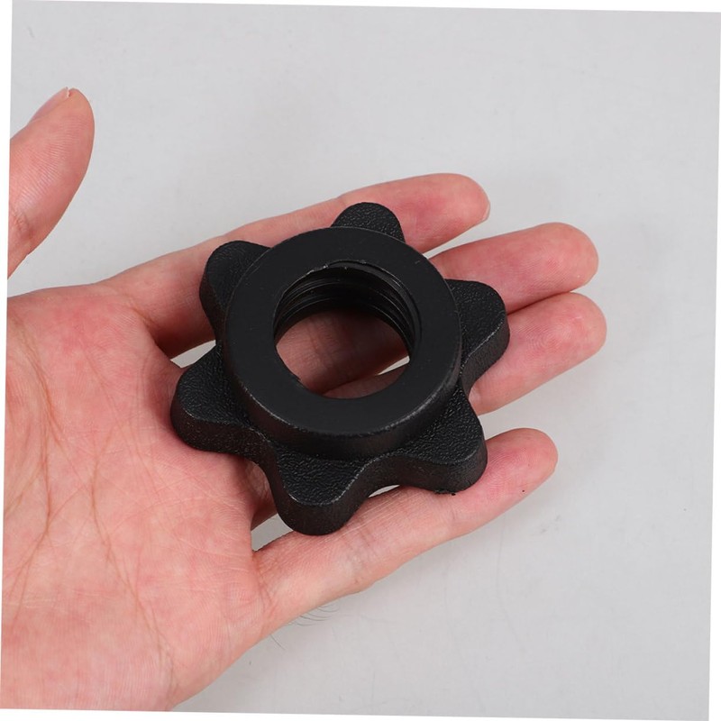 BESPORTBLE Barbell Nuts 8pcs Nut Weight Lifting Clips for Barbell