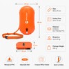 Inflatable Swim Buoy for Open Water – Lightweight PVC Tow
