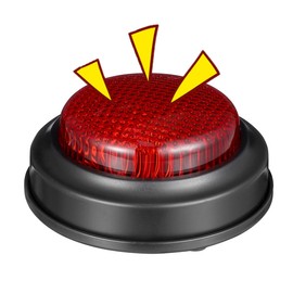 ULTECHNOVO Buzzers for Trivia Games - Answer Buzzers for Classroom - Game Show Buttons with Lights and Sound for Adults Family Feud Jeopardy and Trivia Night