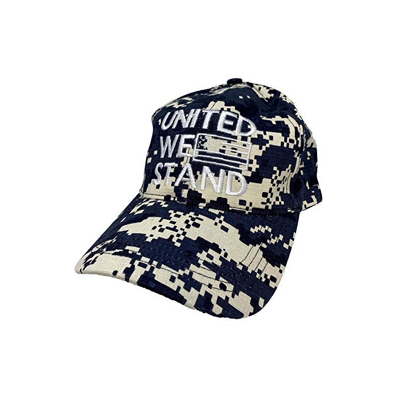 Black Duck Brand Embroidered Patriotic United We Stand Adjustable Baseball