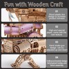 Foyucool 3D Wooden Puzzle for Adults, DIY Creative Spacecraft Design