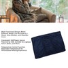 Heated Blanket Hot Heating Pad USB Powered Adjustable Temperature Fast