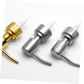 Zerodeko 12pcs Travel-Friendly Foaming Pump Bottle Stainless Steel Pump Head Accessory Easy to Use for Massage Oil Dispenser