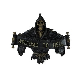 Nemesis Now NEM3944 Welcome To Hell Sign 22cm Black