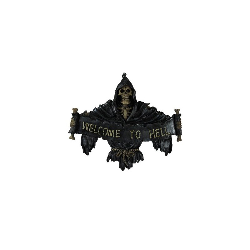 Nemesis Now NEM3944 Welcome To Hell Sign 22cm Black