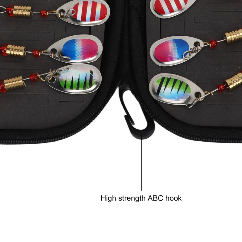 12Pcs Trout Lure Flashing Sequin Efficient Stainless Steel Bass Fishing