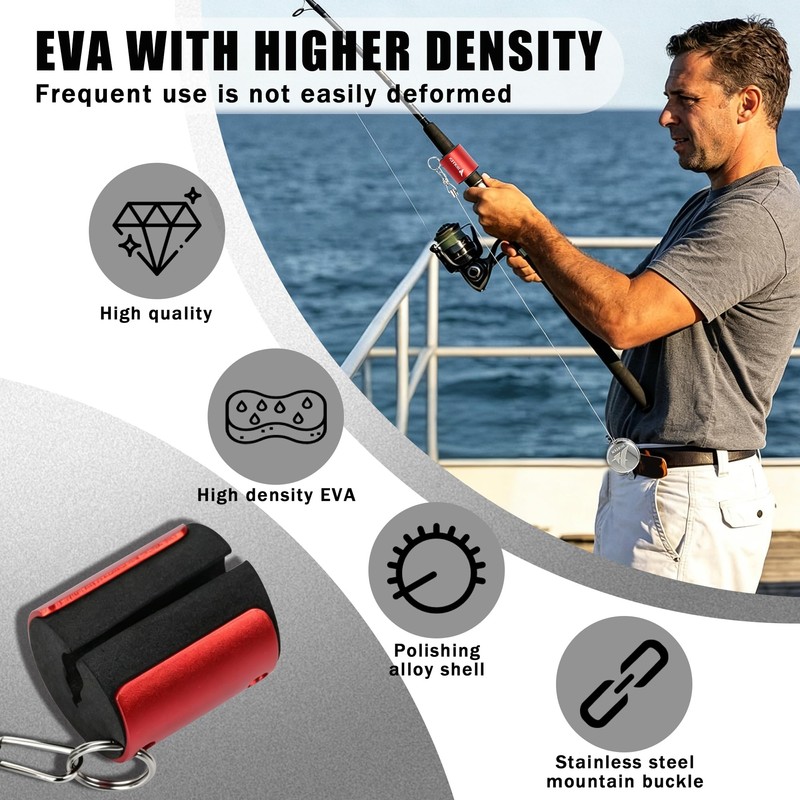 Rod Clip with Zinger (Single Red)