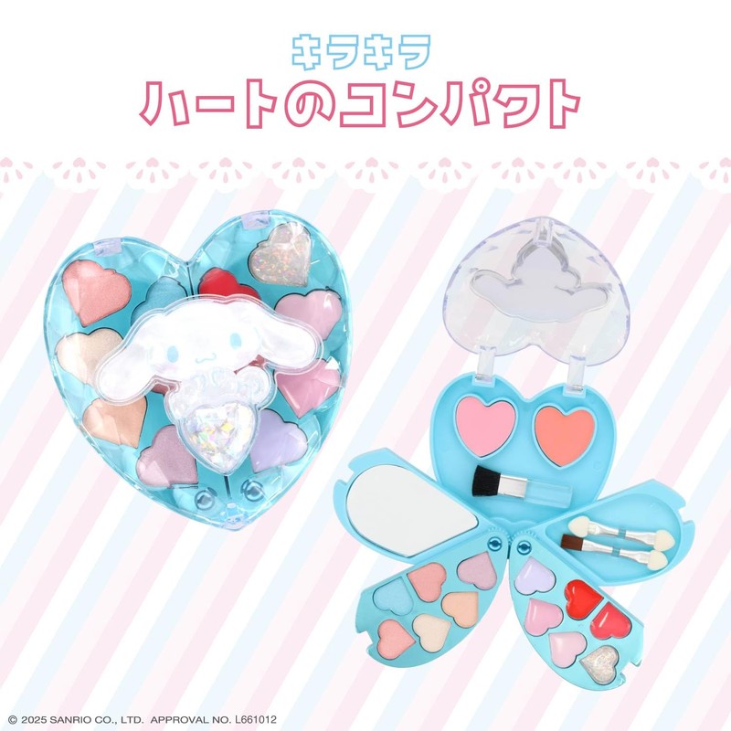 Shobido Sanrio Sparkling Heart Compact Kids Cosmetics (Cinnamorol)