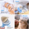 Cat Hair Brush,Cats Brushes for Shedding,Soft Silicone Self Cleaning Brush