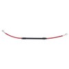 Tusk Rear Motorcycle Steel Braided Brake Line Standard Length Red
