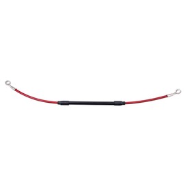 Tusk Rear Motorcycle Steel Braided Brake Line Standard Length Red Complatible with HONDA CRF450R 2002-2005