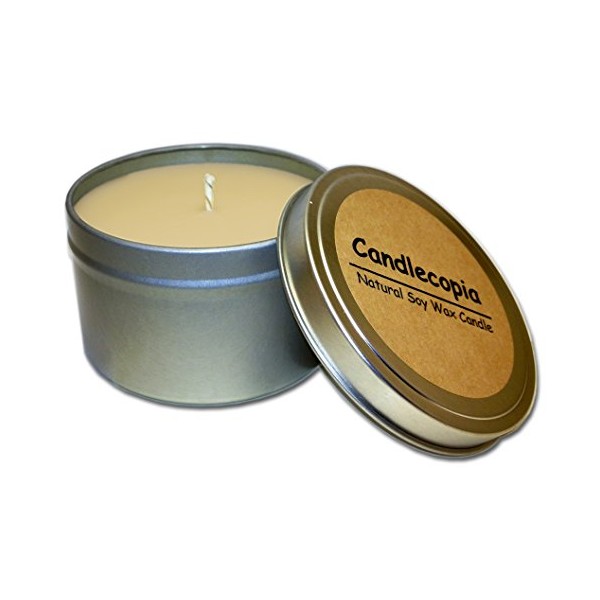 Candlecopia Nag Champa Strongly Scented Hand Poured Vegan Travel Tin