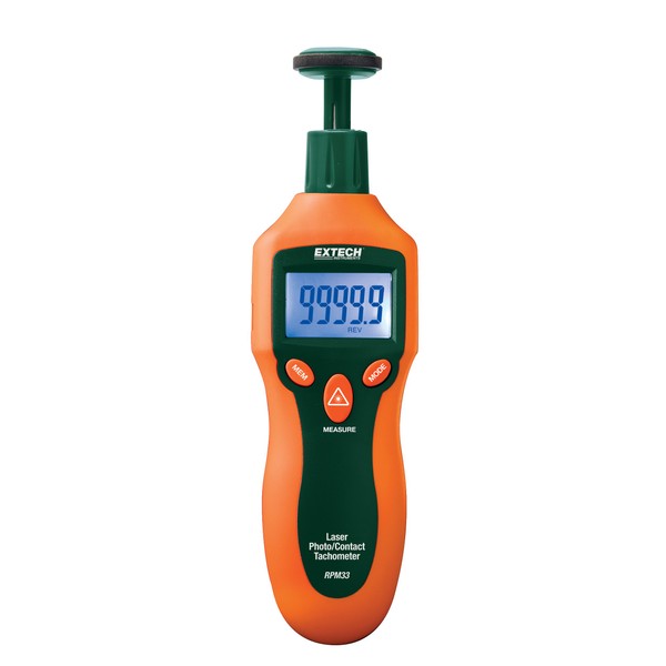 Extech Contact Laser Photo Tachometer 1 Piece RPM33