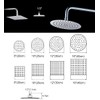 Akitbahome 10-Inch Rainfall Shower Head in Polished Chrome Finish,SUS 304
