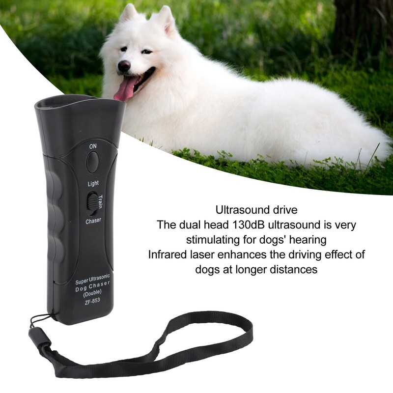 Handheld Ultrasound Anti Dog Bark Device 15-20KHZ Dual Horn Anti