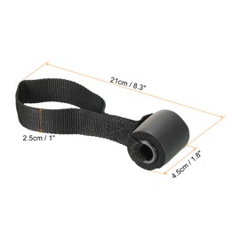 PATIKIL Door Anchor for Resistance Bands, 2 Pack Heavy Type Exercise Bands Attachment Door Anchor System for Yoga Strap Loop Bands, Black