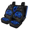 Howilath Novelty Blue Rose Thorns Women Auto Car Seat Cover