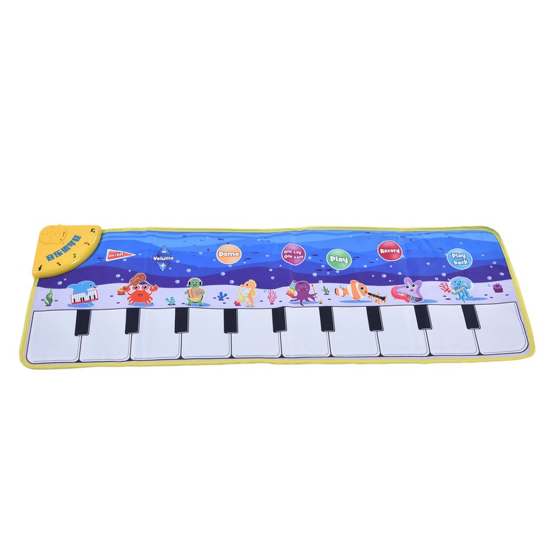 Kids Piano Mat Collapsible Soft Cloth Lighting Musical Dance Floor