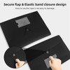Accordian File Organizer 7 Pocket Expanding File Folder with Labels,