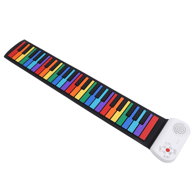 49 Keys Roll Up Piano Toy Realistic Sound Rechargeable Electric