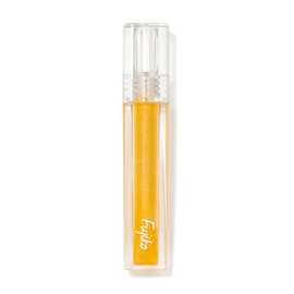 Fujiko Plumpy Lip, 05 Yellow Syrup, 0.1 oz (3.6 g), Lip Plump, Yellow Lip, Glitter, Swelling, Moisturizing, Correction