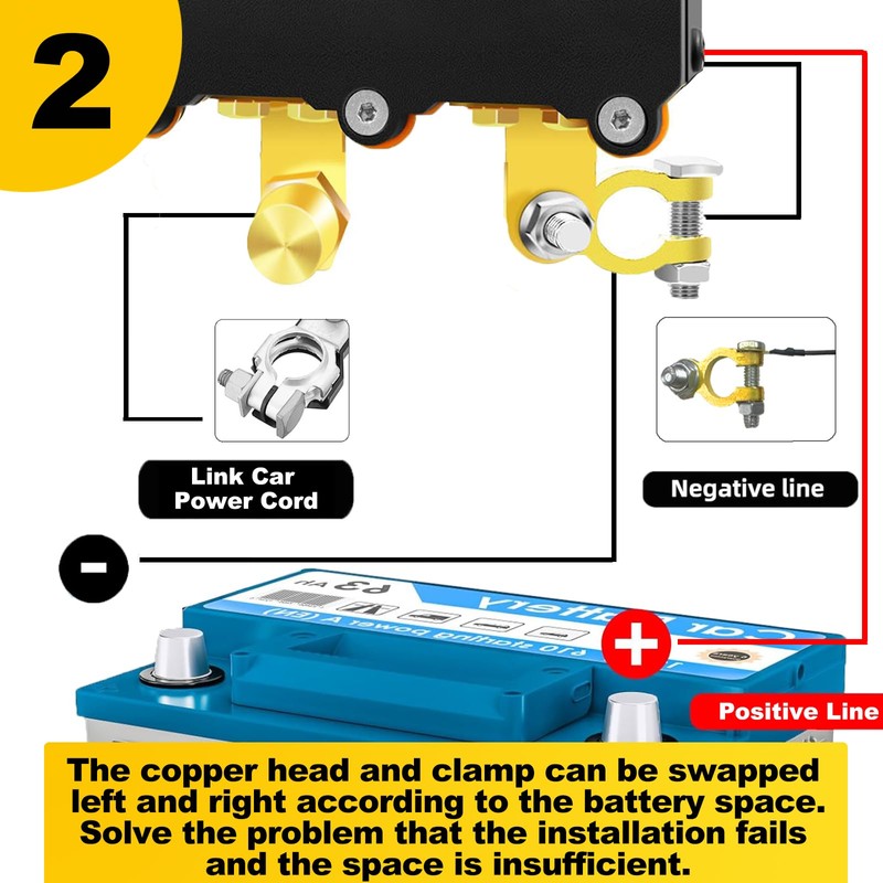 24V 500A Remote Battery Disconnect Switch Kill Switch for Truck-Auto