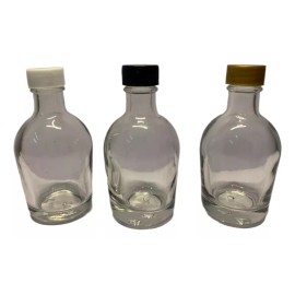 Meliars Botella Tequilera Redonda 50 Ml ( 50 Piezas )